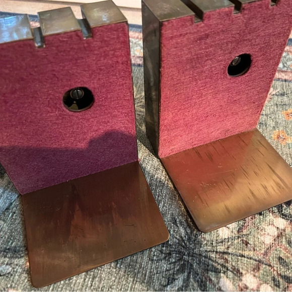 Vintage MCM Monogram “W” Book Ends - Picture 4 of 4